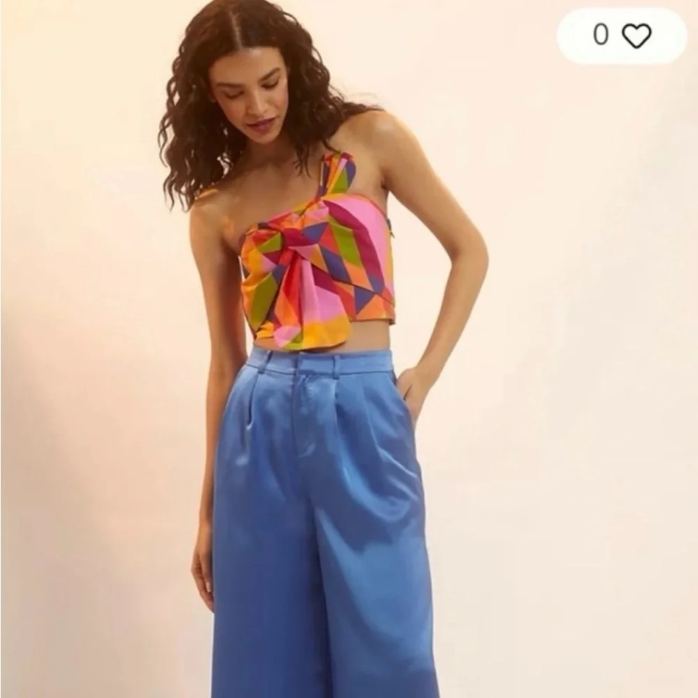 FARM Rio Multicolor Geometric Crop Top - Picture 4 of 8